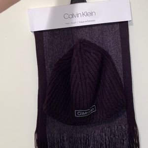 Calvin Klein Men Hat&Scarf